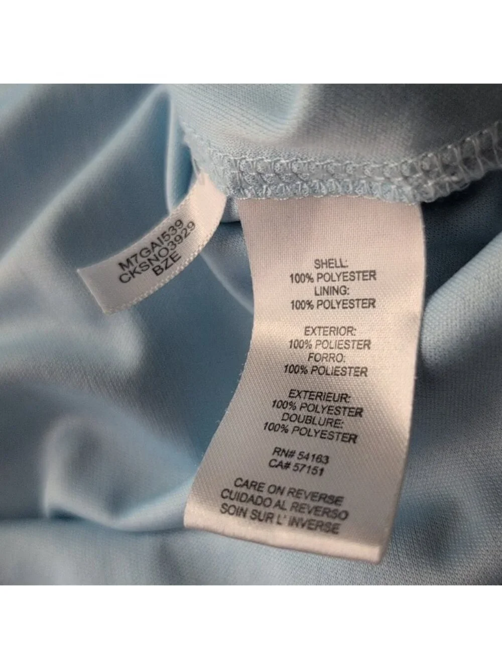 Light Blue Blouse Size Large GREAT CONDITION! - Picture 12 of 15